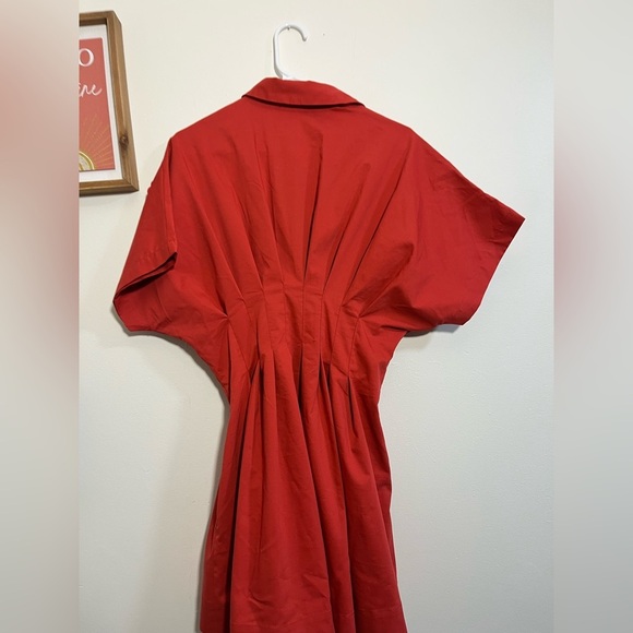 The Tobie Button-Front Pleated Shirt Dress by Exquise: Sequin Mini Edition - Picture 11 of 11